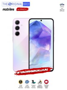 Samsung A55 5G - 8GB RAM - 256GB Storage - PTA Approved - 12 Months Warranty - Violet - The Original Bro Mobiles - TOB37